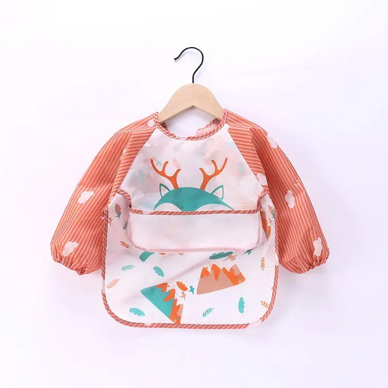Kids Long Sleeve Feeding Bib