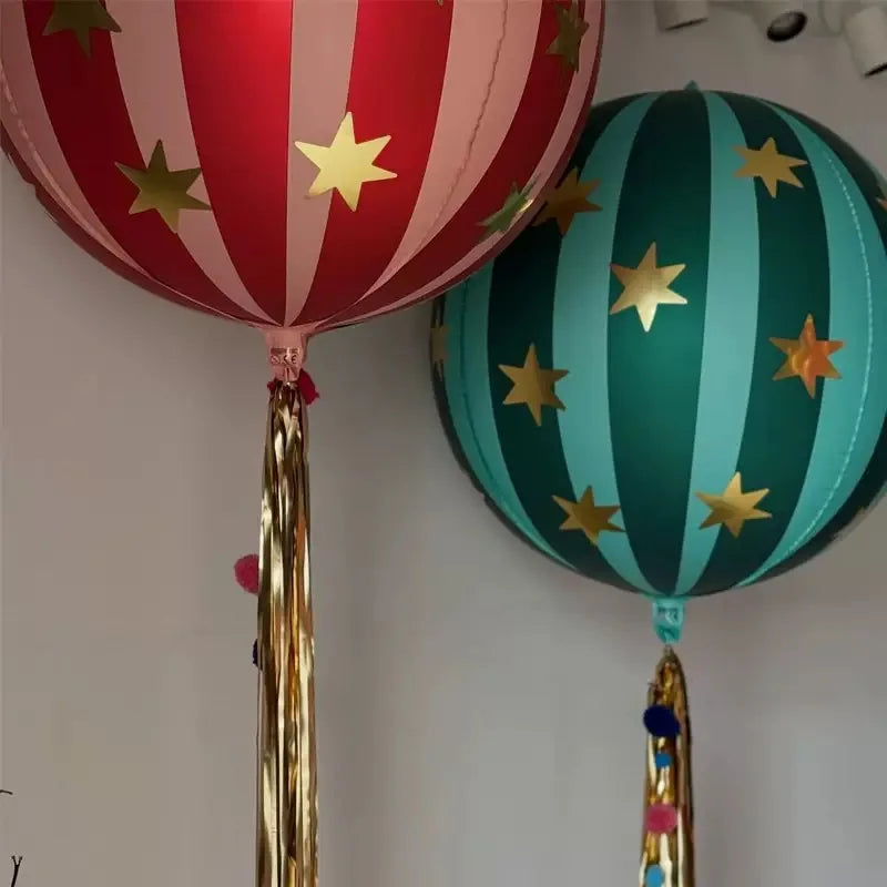 4D Star Aluminum Film Balloon 22 Inch
