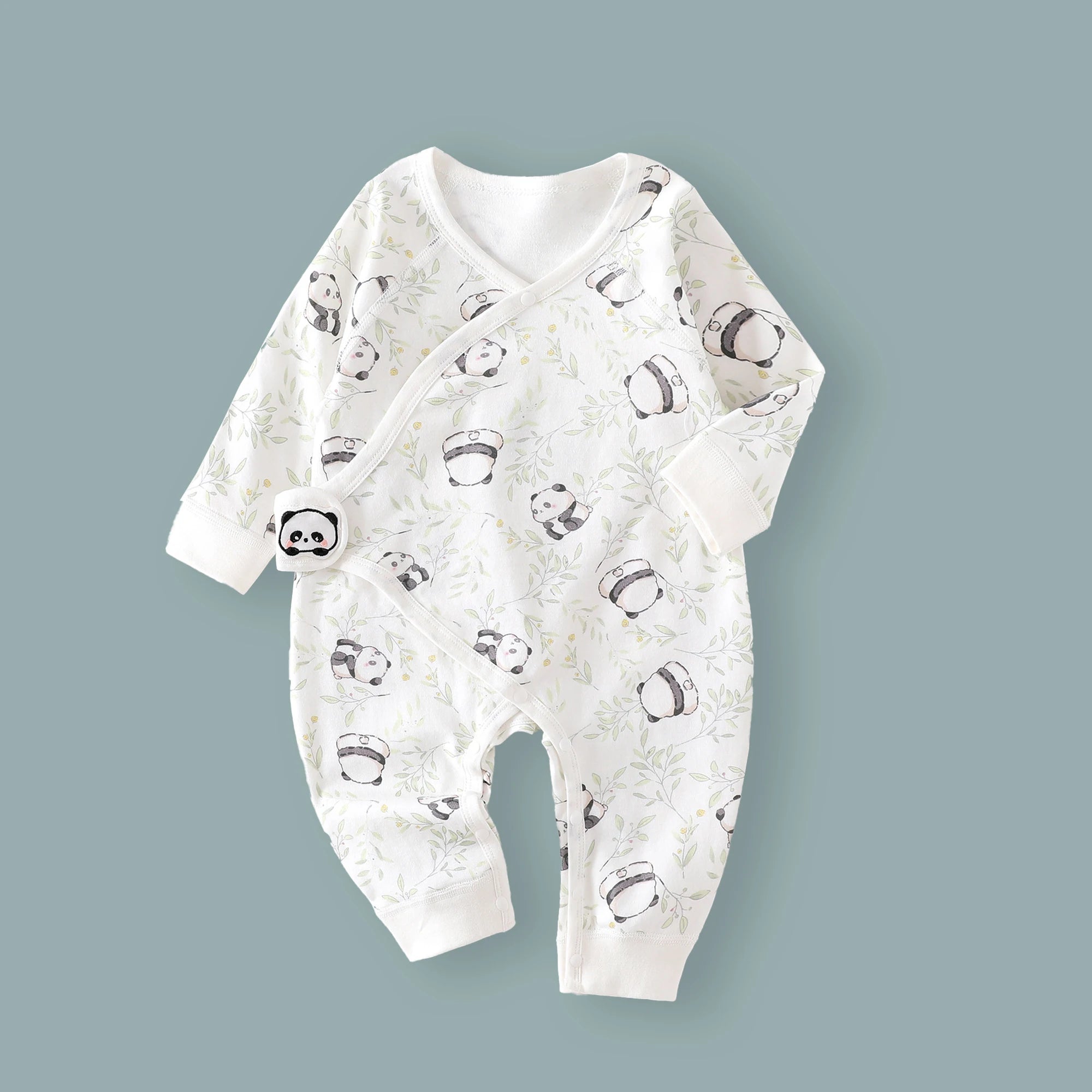 Newborn Cotton Printed Romper – 0–6 Months