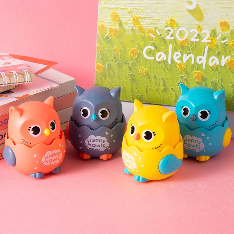 Cartoon Owl Clockwork Inertia Toy for Kids