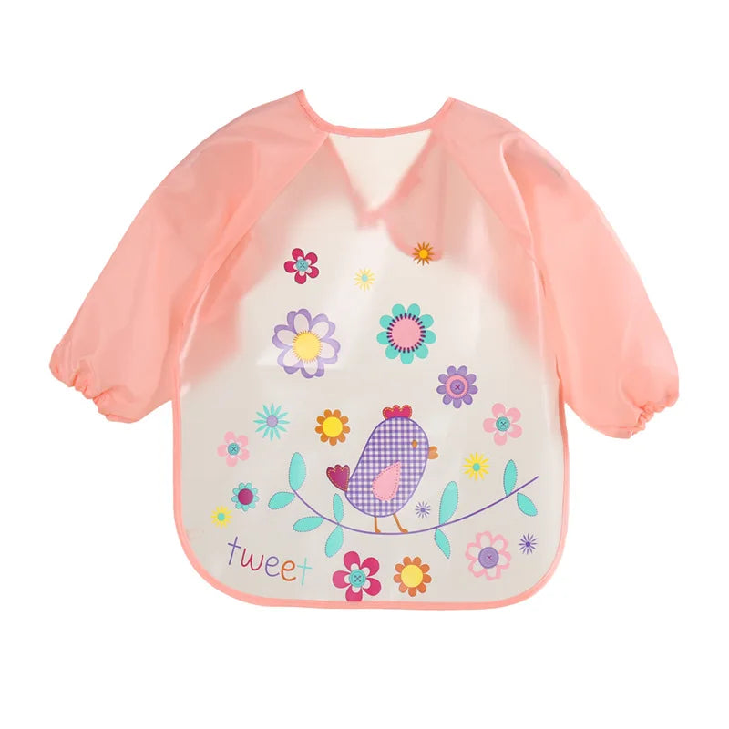 Kids Long Sleeve Feeding Bib