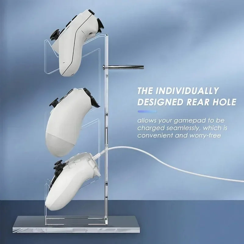 Universal Three-layer Headset Stand Game Console Stand Desktop Storage for All Headphones Handle