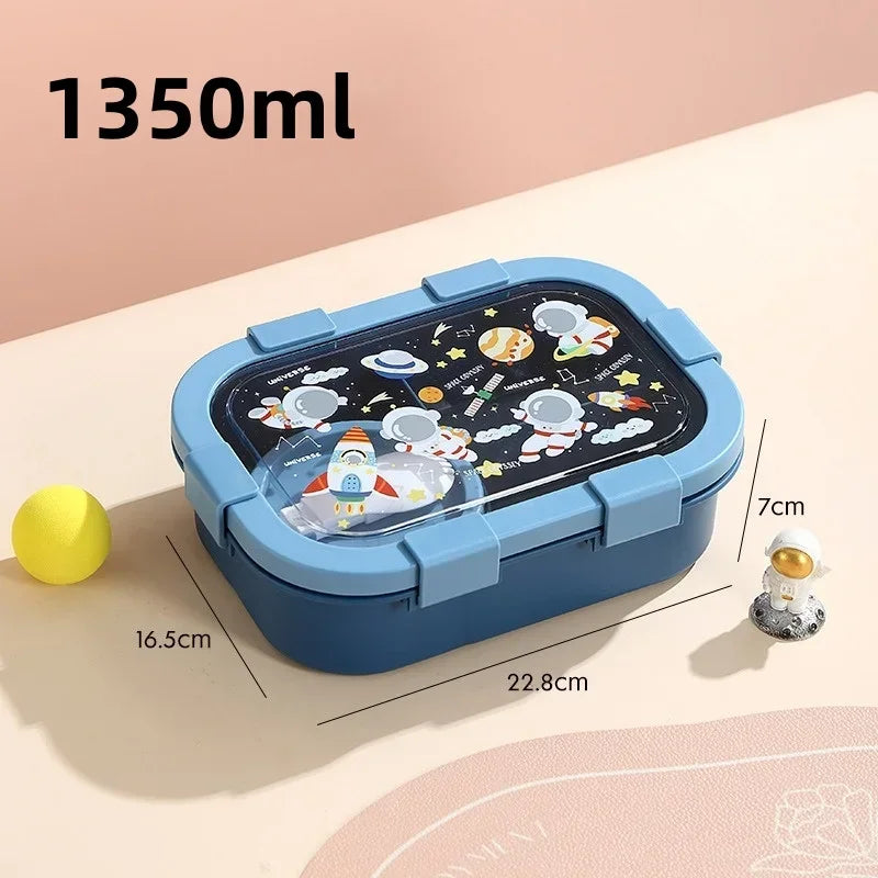 Cute Portable Compartment Kids Lunch Box