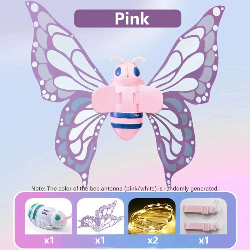 Electric Light-Up Butterfly Fairy Wings for Kids