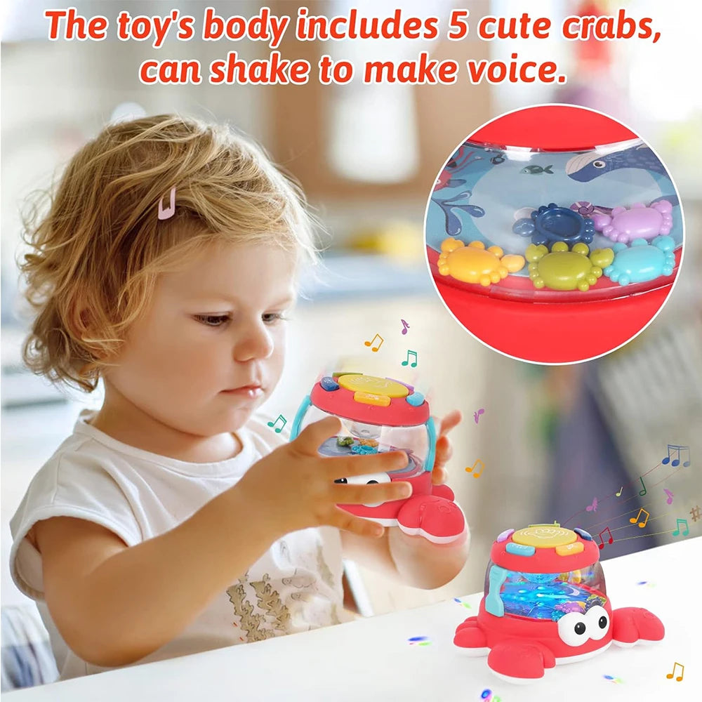 Kids Musical Turtle & Crab Drum Toy – Early Learning Gift