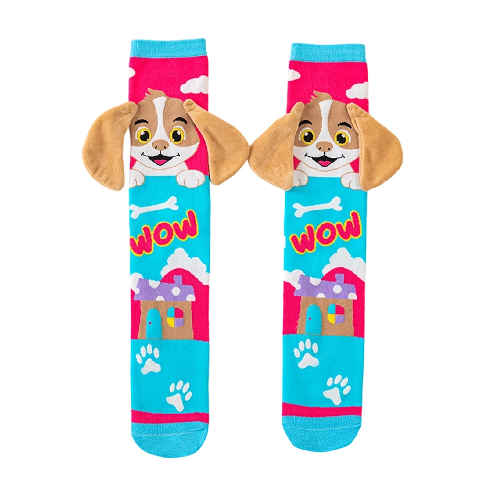 Cute Cartoon Animal Knee-High Socks for Kids