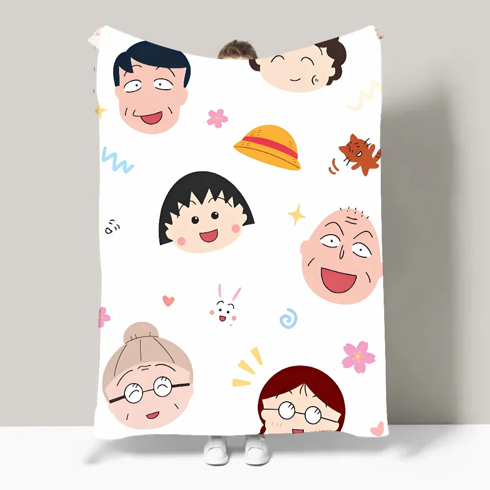 Anime maruko Blanket Design,All-Season