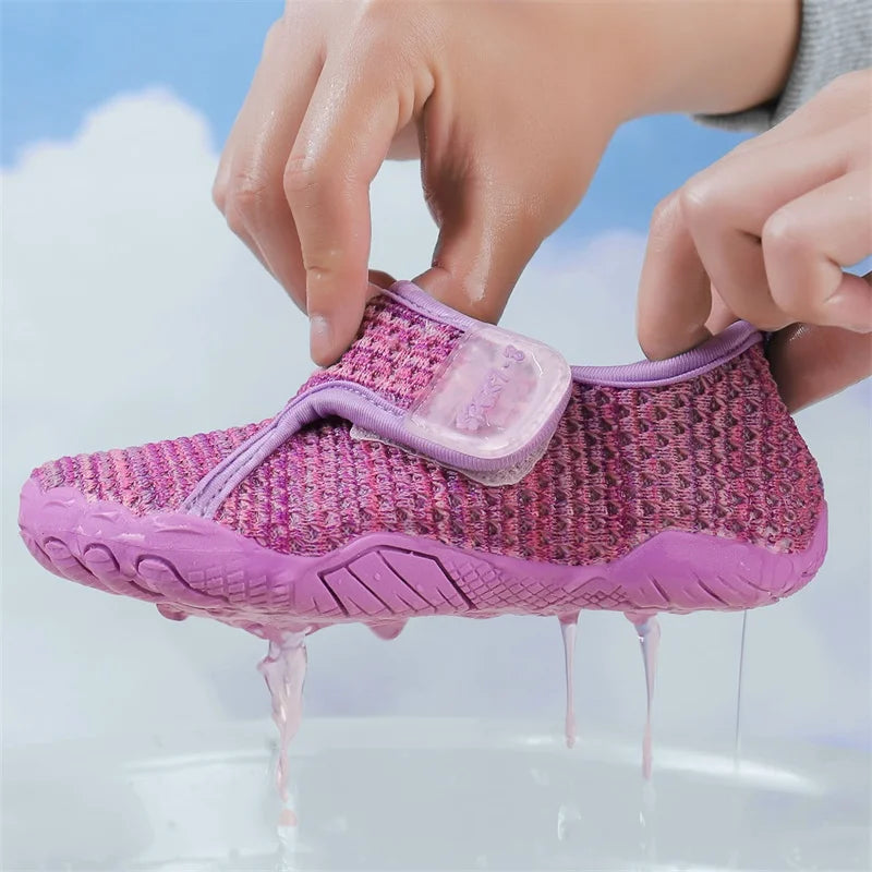 Kids Beach Sneakers – Non-Slip Swim Shoes