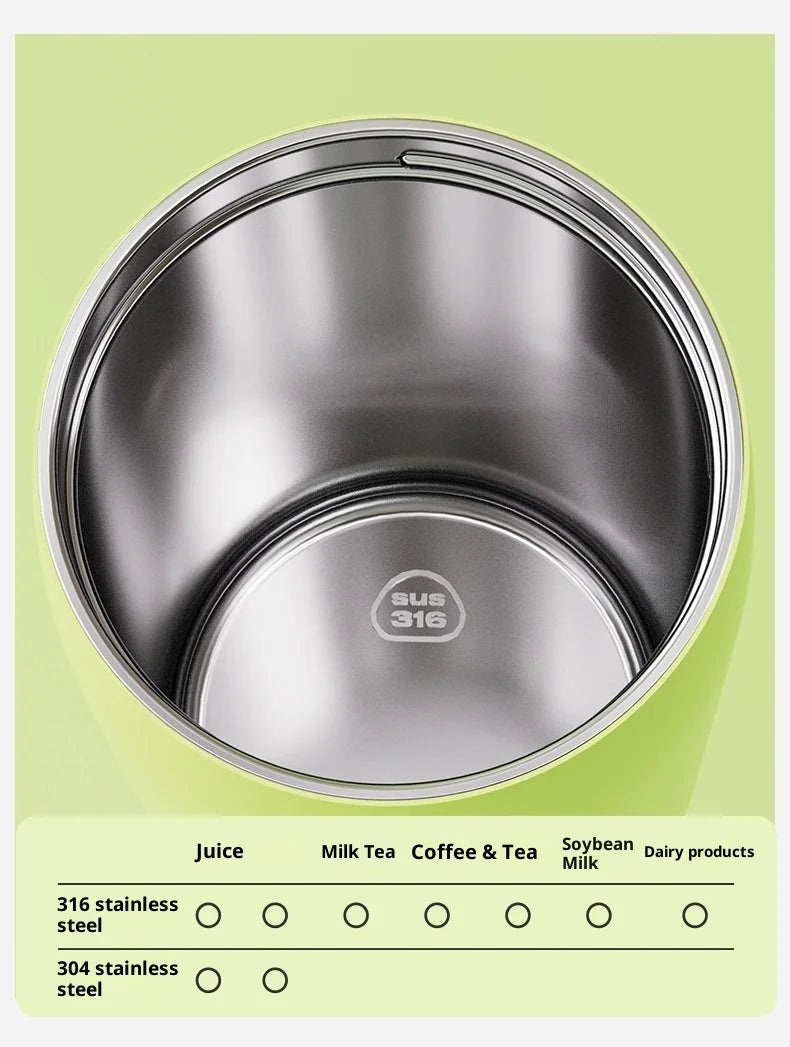Chakolab 520MLStainless Steel Thermos Cup Large Capacity For Water Milk Coffee Cup Outdoor Camping Water Glasses For Winter