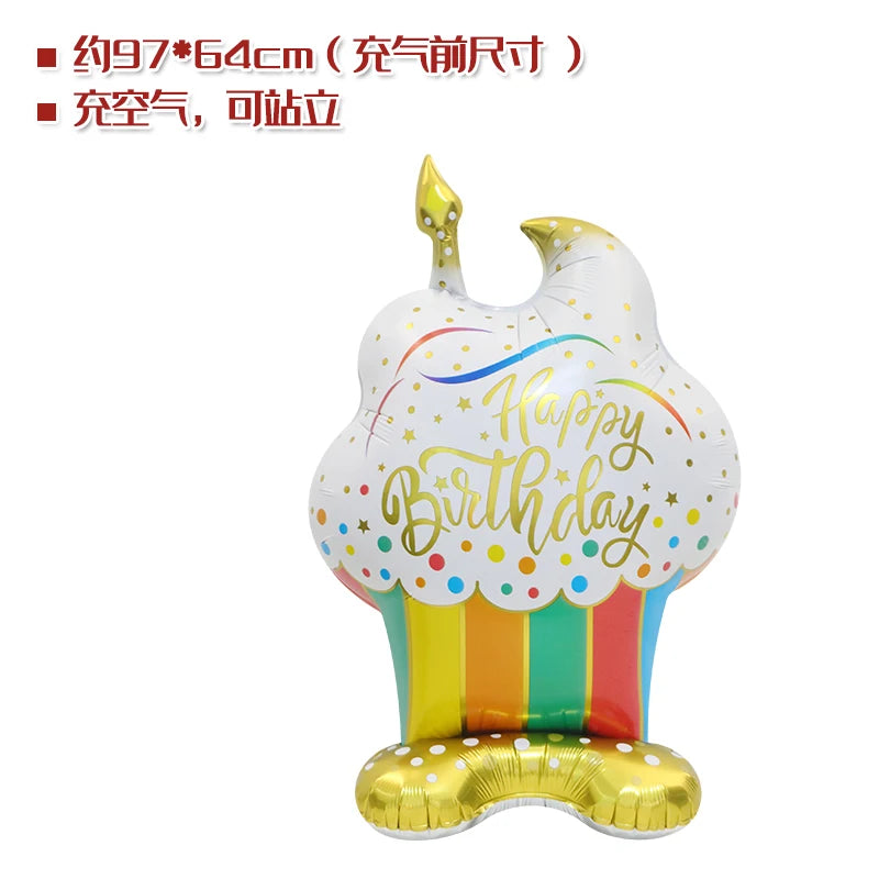 Birthday Party 4D Cake Balloon Decoration