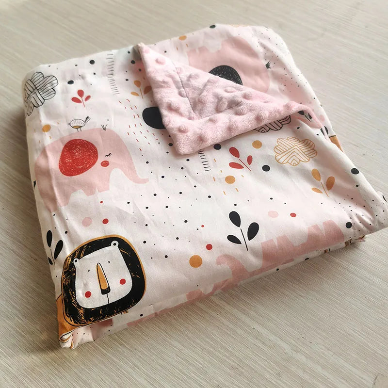 Double Layer Baby Blanket – Soft, Warm & Lightweight