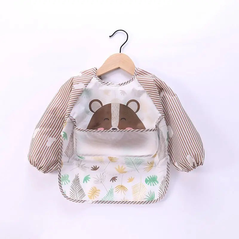 Kids Long Sleeve Feeding Bib