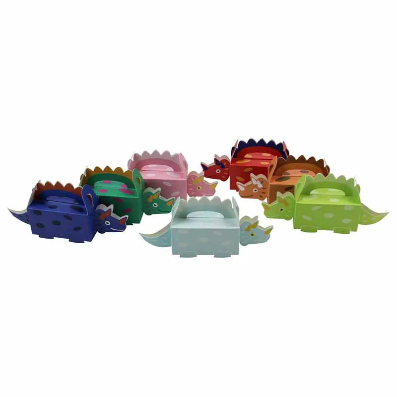 Dinosaur Party Treat Boxes – Cartoon Animal Gift Packaging (50PCS)