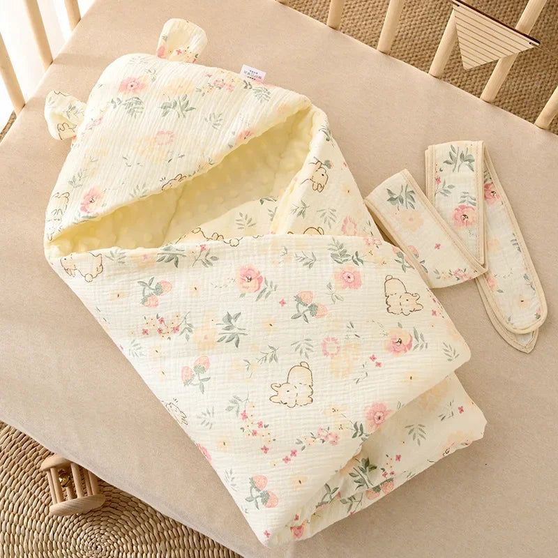 Floral Baby Blanket – Soft & Cozy