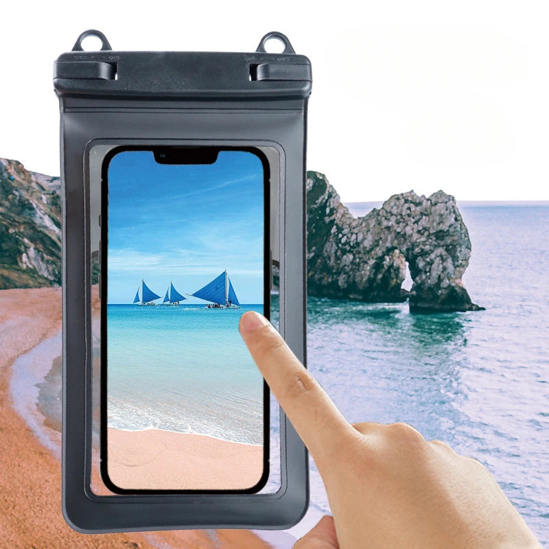 Waterproof Phone Case – Swimming & Diving Dry Bag 
 7.4 inch