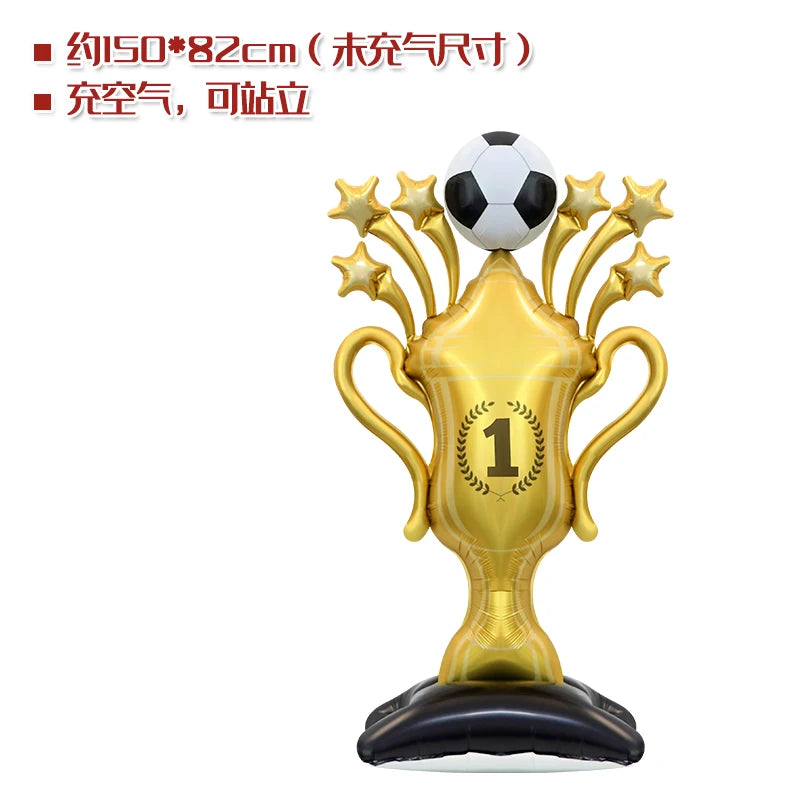 Birthday Party 4D Football Trophy Balloon.