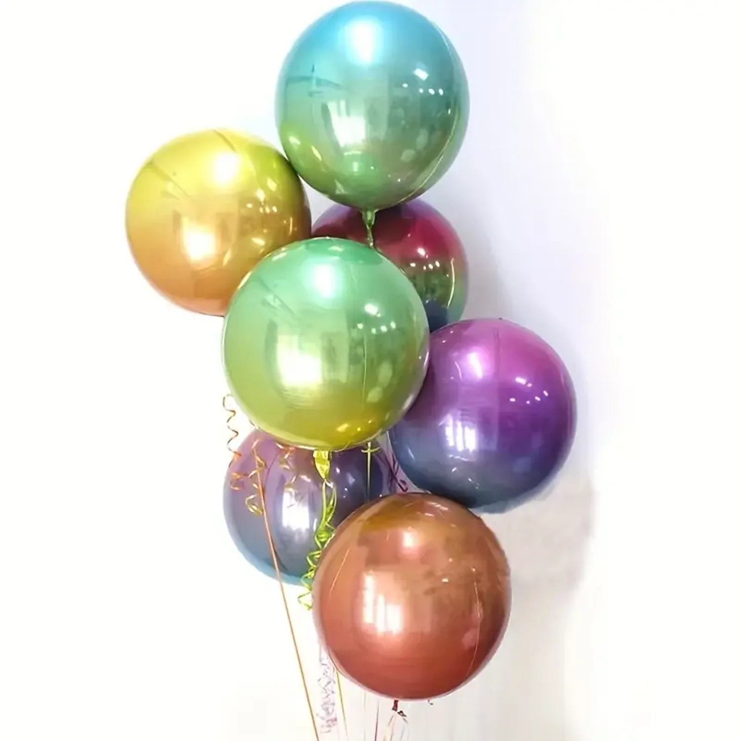 Round Gradient Balloons – 5pcs Party Decoration