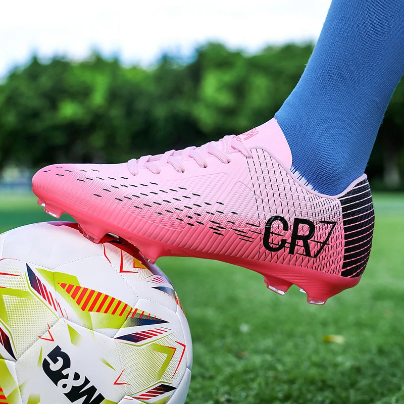 New Men Professional Football Boots Ultralight Training Unisex Breathable Soccer Shoes