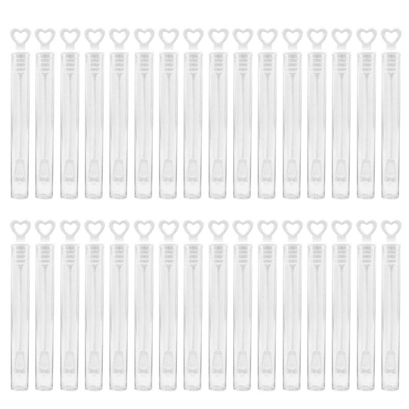 10–50pcs colorful heart bubble bottles – fun kids party favors and gifts.