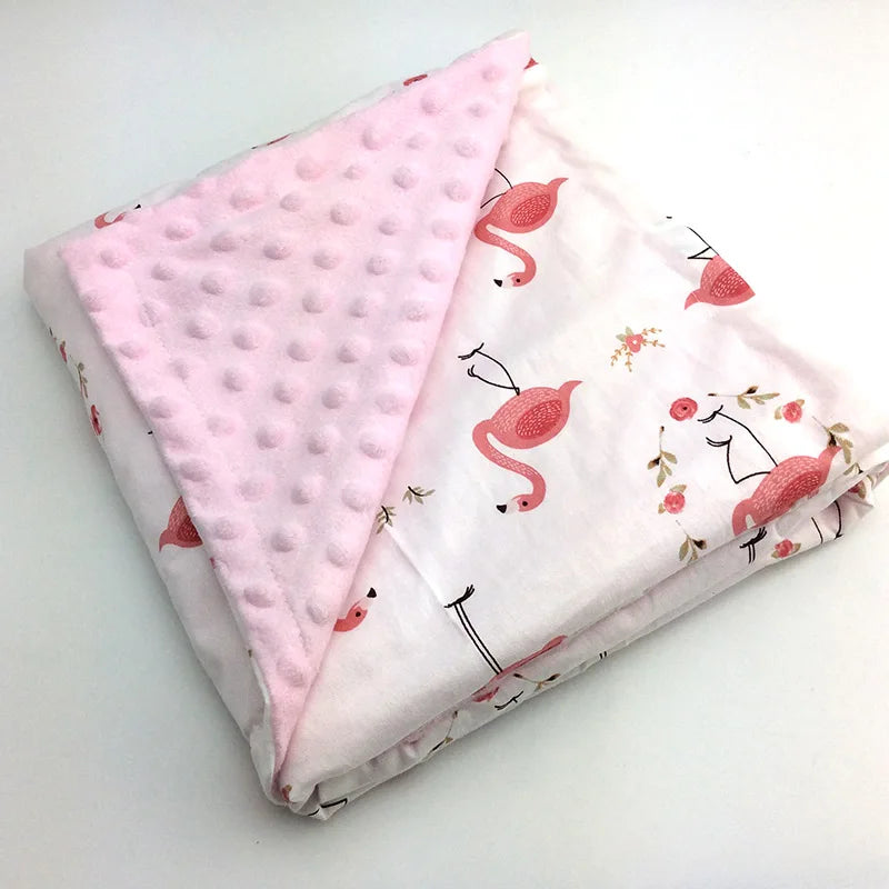 Double Layer Baby Blanket – Soft, Warm & Lightweight