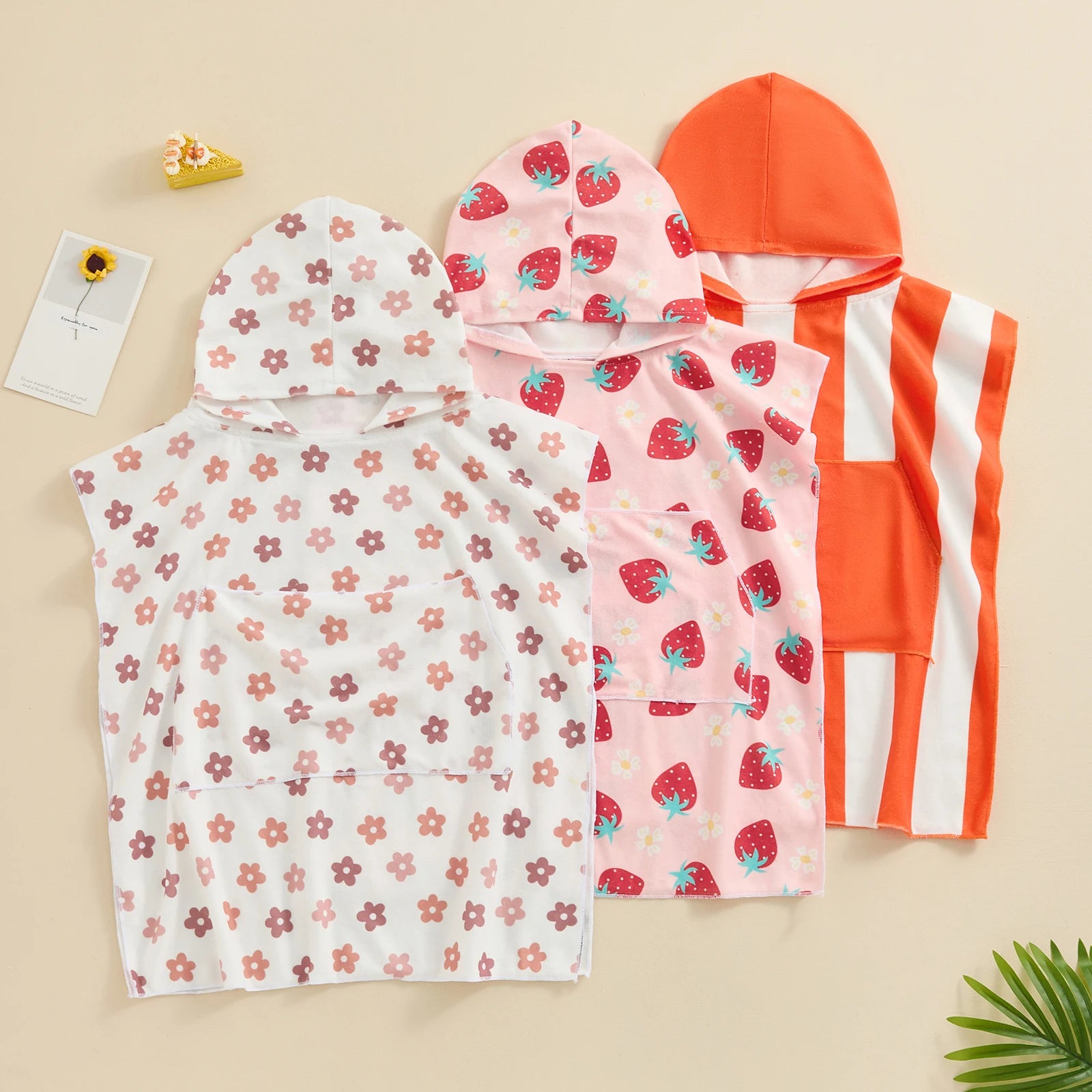 Kid Summer Cape Hooded Beach Towel Soft For kids