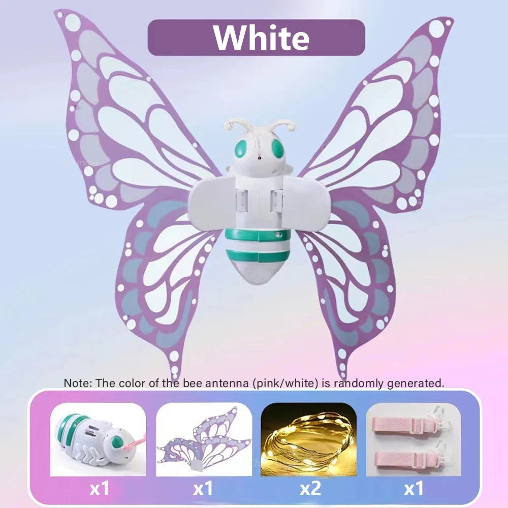 Electric Light-Up Butterfly Fairy Wings for Kids