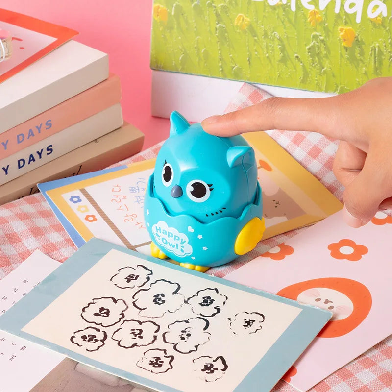 Cartoon Owl Clockwork Inertia Toy for Kids