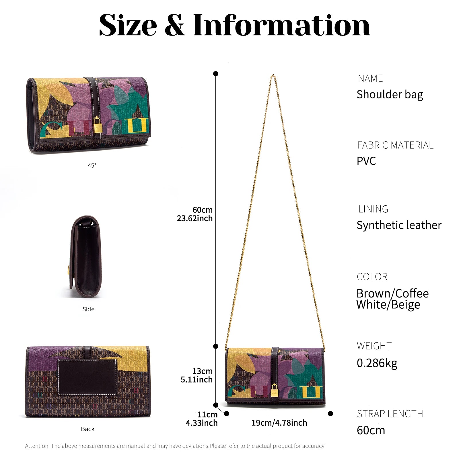 CH brand Bag elegant Small Square ,Crossbody Bag so cute