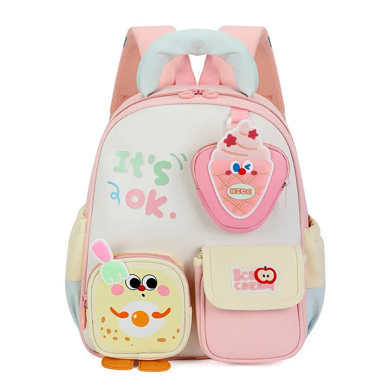 Cute Ice Cream Kids Backpack