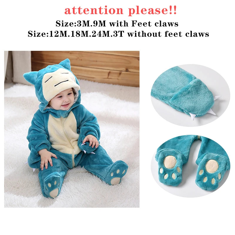 Funny Snorlax Baby Costume