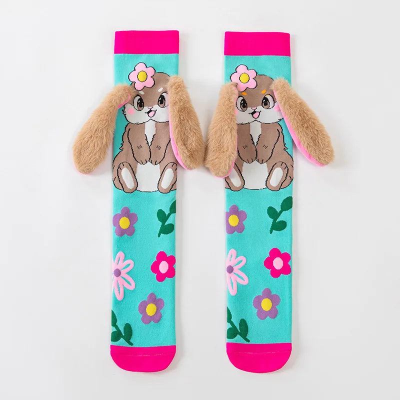 3D Cartoon Kids Socks – Fun in Every Step! Long Socks No Heel