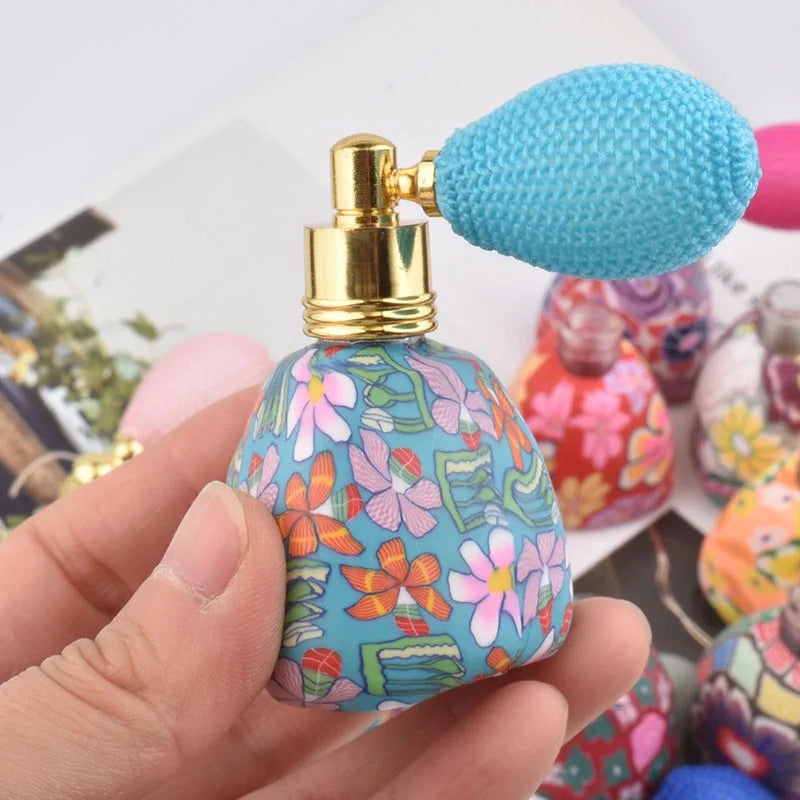 30pcs 12ml Triangle Retro Style Perfume Bottles, Refillable Bottle